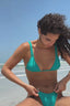 Teal Shiny Bas - Amore